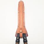 Estuche japonés de cuero para tijeras de dos manos Nishigaki