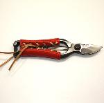 Gaines de cuir pour poignées de sécateurs japonais Onoyoshi (180, 200 mm et +) - Rouge