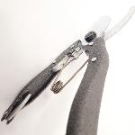 Tijeras de podar japonesas ultraligeras de 200 mm, marca Nishigaki, ángulo A.