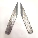 Takeya Kogatana gumi, par de pequeños kogatana para espadas de bambú.