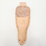 Estuche profundo de cuero para kiribashi y tijeras para desbrotar