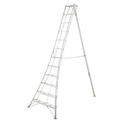 Las escaleras trípodes PRO reforzadas, compromiso de ligereza y robustez.