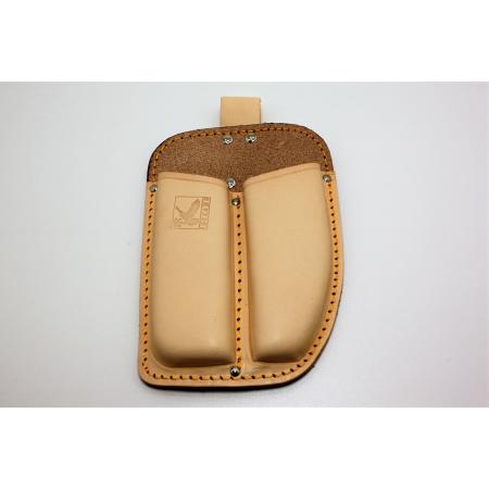 Estuche japonés de cuero para 2 herramientas