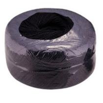 Cordón japonés negro forrado, 1000 m.