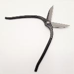 Kiribashi, tijeras para floristas y jardineros japoneses, acabado martillado.