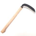 Kama, auténtica hoz japonesa, modelo pesado con doble bisel para madera, marca ABE