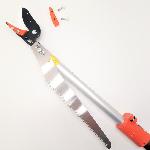Combinado de sierra y podadora en pértiga telescópica, 1,90-3,30 m, Nishigaki N-129