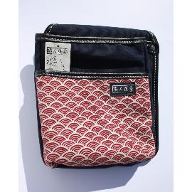 Bolsa japonesa para herramientas con motivos Sazanami (dibujos en la arena)