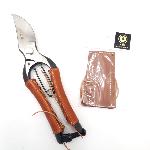 Gaines de cuir pour poignées de sécateurs et ciseaux japonais (200 mm et +) - Rouges, Noires ou Marrons