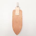 Estuche japonés de cuero para tijeras y podadoras con gancho metálico